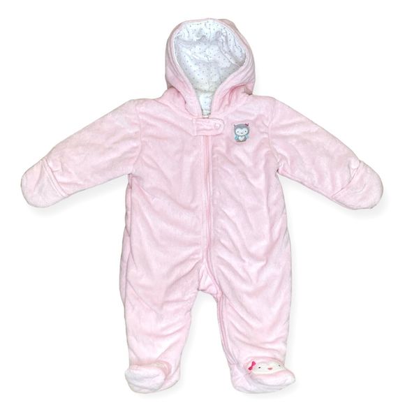 Carter's Other - CARTER'S Baby Bunting Snowsuit Pink Size 3-6 Months Infant Girl Zip Up Hood
